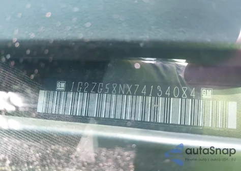 2007 Pontiac G6 from USA, damaged, VIN 1G2ZG58NX74134084